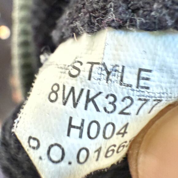 Lucky Brand Shirt Womens Large Vintage Henley Black Embroidered Knit Y2K Japan - Picture 7 of 8